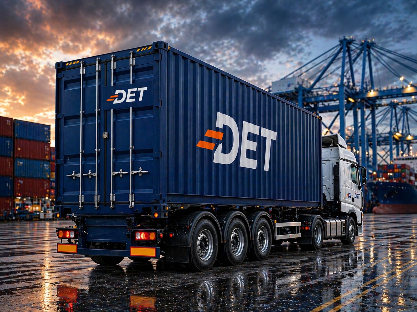Transport de conteneurs maritimes